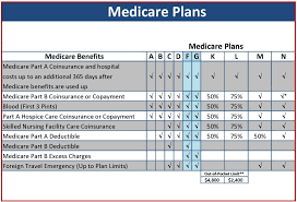 Most Popular Medicare Supplemental Insurance Plans Chart