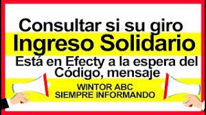 Así puede consultar si es beneficiario del ingreso solidario. Como Saber Solidario En Efecty Necesita Codigo Por Mensaje De Texto Para Retiro Primero Verificar Youtube