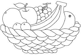 You'll snack on this smoothie with a spoon rather than a straw. Fruit Basket Coloring Sheets Flickr