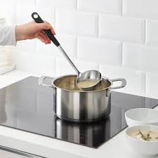 Ikea 365 Hjalte Soup Ladle Stainless Steel Black Ikea Kitchen Utensil Set Ikea 365 Utensil Set