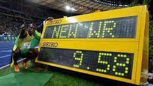 Usain bolt set the current 100m world record at the 2009 iaaf world championships, clocking an astonishing 9.58 seconds for the feat. T32zurpq4kmnpm