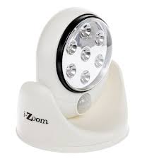 I Zoom 7 Led Indoor Outdoor Motion Activated Swivel Night Security Light Motion Sensor Led Light For Automa Motion Activated Light Led Porch Light Light Sensor