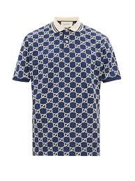 Gg Monogram Embroidered Cotton Blend Polo Shirt Gucci Matchesfashion Jp I'm looking for the gucci gg pattern in vector format to laser in my ipad. gg monogram embroidered cotton blend
