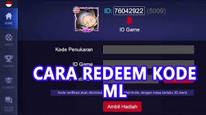 Cara Redeem Code Mobile Legend Ml Di M Mobilelegends Com Link Streaming Mpl Season 6 Tribun Sumsel