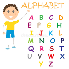 Finden sie marktprognosen, googl finanzdaten . Alphabet Chart Kids Study Colorful White Stock Vector Illustration Of Available Kindergarten 94136602
