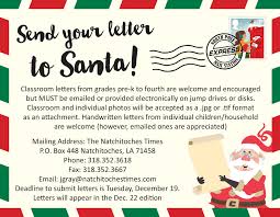 Emil osaluse tasumine toimub läbi eesti kulturismi ja fitnessi liidu Santa Letter 3 5 Indd Natchitoches Times