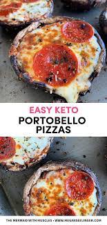 Keto Pizza Stuffed Portobello Mushroom Recipe Megan Seelinger Coaching Recipe Fathead Pizza Recipe Crustless Pizza Portobello Pizza