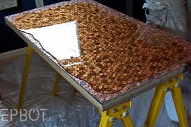 Epbot Money Money Money Penny Table Penny Table Tops Diy Table Top