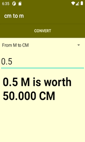 Cm to m conversion table from one to one hundred. Free Convert Cm To M Apk Download For Android Getjar