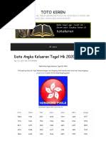 Www Nomorkeluaran Info Data Nomor Pengeluaran Hk 2018