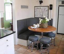 eating space booth seating in kitchen corner island without