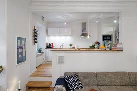 The problem can be solved by installing a half wall with a glass partitioning on top that functions as an open kitchen all at the same time. 13 Affordable Half Wall In Kitchen For Breakfast Bar Idea Innenarchitektur Wohnungsplanung Wohnung
