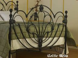 Antique full metal bed frame. The Wrought Iron Bed Company Celtic Beds Clifden Wrought Iron Bed Frames Wrought Iron Beds Painted Iron Beds