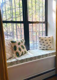 We're on a roll now. How To Make A Diy Window Seat Cushion No Sew Window Seat Tutorial