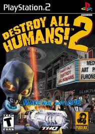I liked playing as the alien defeating the humans and not the humans defeating the aliens. Destroy All Humans 2 Playstation 2 Box Art Cover By Vekta101