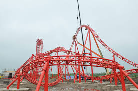 Huracan is a steel roller coaster at belantis amusement park in leipzig, germany. Huracan Belantis Leipzig Saxony Germany