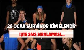Sms birincisi olan isimler takımlarından. Survivor Kim Elendi 26 Ocak Survivor Da Elenen Isim Kim Oldu Sms Siralamasi Aciklandi Mi Sampiyon Olmasi Bekleniyordu