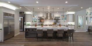 50 Gorgeous Kitchen Designs With Islands Kitchen Island With Seating For 4 Kitchen With Big Island Large Kitchen Design