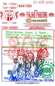 Fajar Pakong 888 29 04 2020 Fajar Pakong 888 Sgp48 Sgp49 Hkpools