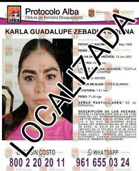 Fue localizada con vida Karla...
