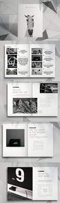 Grayscale Brochure Design Template Brochure Design Grayscale