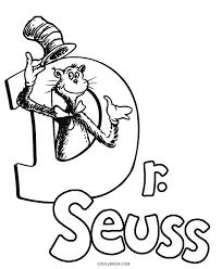 Seuss cat in the hat. Free Printable Dr Seuss Coloring Pages For Kids Cool2bkids Coloring Home