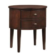 Canterbury Solid Wood 2 Drawer End Table End Tables With Storage End Tables Brown Side Table
