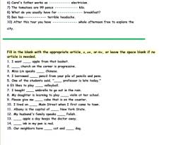 Which word is an adjective in the sentence?the man smelled the sweet roses.an orange has seeds inside.in a grammar worksheets class 3, articles are very important words in english and so is their knowledge. 28 Free Zero Article Worksheets
