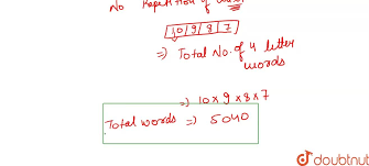 Learn how to write a professional letter of appreciation. How Many 4 Letter Words With Or Without Meaning Can Be Formed Out Of The Letters In The Word Logarithms If Repetition Of Letters Is Not Allowed