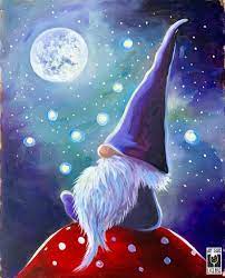 Maybe you would like to learn more about one of these? Paint And Sip Goodnight Gnome Pottery Factory Brookfield Whimsical Art Christmas Paintings Painting