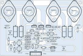 120w Power Amplifier Top Pcb Layout Power Amplifiers Hifi Amplifier Subwoofer Amplifier