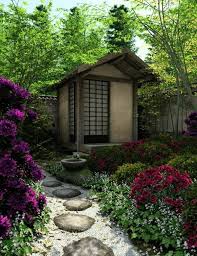 Japonais Zen Pierre Lanterne De Jardin Japanese Garden Japan Garden Japanese Garden Design
