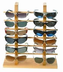 Another Wooden Sunglasses Display Sunglasses Display Sunglasses Storage Eyewear Store Design