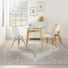 Ships free orders over $39. Quarry Qua09 Grey Light Blue Area Rug