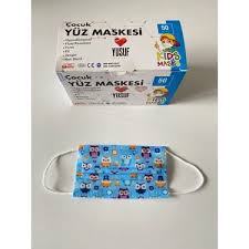 Yusuf Medical Mavi Baykus Desenli Cerrahi Cocuk Maskesi Fiyati