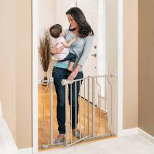 Evenflo Easy Walk Thru Metal Pressure Mount Gate 29 39 Walmart Com