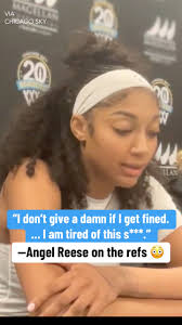 Angel Reese didn't hold back talking about the officiating 😳