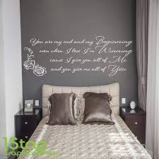 Wall sticker quotes for bedrooms. 1stop Graphics Shop John Legend Beginning Wall Sticker Quote Bedroom Home Wall Art Decal X243 Colour Black Size Large Buy Online In Czech Republic At Czech Desertcart Com 70114742