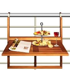 Wooden Hanging Balcony Table Small Balcony Design Balcony Furniture Small Furniture