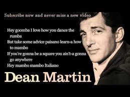 Dean Martin That S Amore Lyrics Youtube Dean Martin Mambo Italiano Lyrics