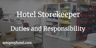 Also known as store managers or store supervisors, store keepers take stock of inventory, manage the store layout, supervise storekeeper duties and responsibilities maintain receipts, records, and withdrawals of the stockroom receive, unload, and shelve supplies. 31 Duties And Responsibility Of Hotel Storekeeper Store Attendant