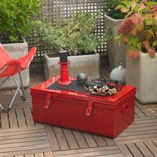 table basse malle cantine l90xh33 cm acier iron malle cantine cantine metal caisse rangement