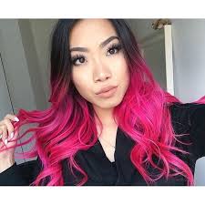 Color Without The Commitment Tracynakata Went From Blue To Purple To Hot Pink In Just A Few Short Weeks S Hair Color Pink Pink Ombre Hair Pink Hair Dye