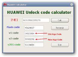 Huawei code calculator new algo a online tool which calculate (generate) huawei new algo and old algo unlock code from imei,supports e303, ec122, . Huawei Unlock Code Calculator ØªØ­Ù…ÙŠÙ„