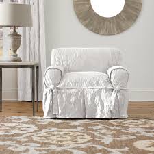 I think of the chair back slipcovers like the watches they sell with different color interchangeable bands that coordinate with what ever you are wearing. Small Chair Slipcovers Ideas On Foter