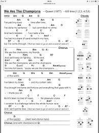We Are The Champions Ukulele Songs Ukelele Songs Guitar Chords And Lyrics