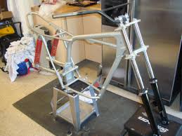 Husqvarna 1973 Wr 450 Frame Off Restoration After Frame Paint And Reworked Forks