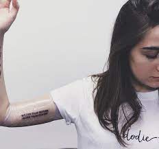 Dodie S New Tats Tattoo Quotes For Women Dodie Clark Tattoo Dodie Style