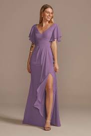 Expecting mothers shouldn't be left out of the loop when it comes to looking spectacular on wedding day, which is why we've put so much thought and care into our maternity bridesmaid dresses. Lilac Lavender Bridesmaid Dresses David S Bridal