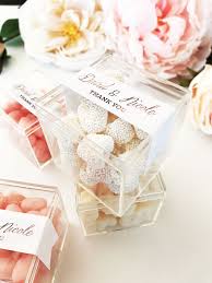Clear Favor Boxes Metallic Foil Wedding Favor Boxes My Wedding Favors Wedding Favors
